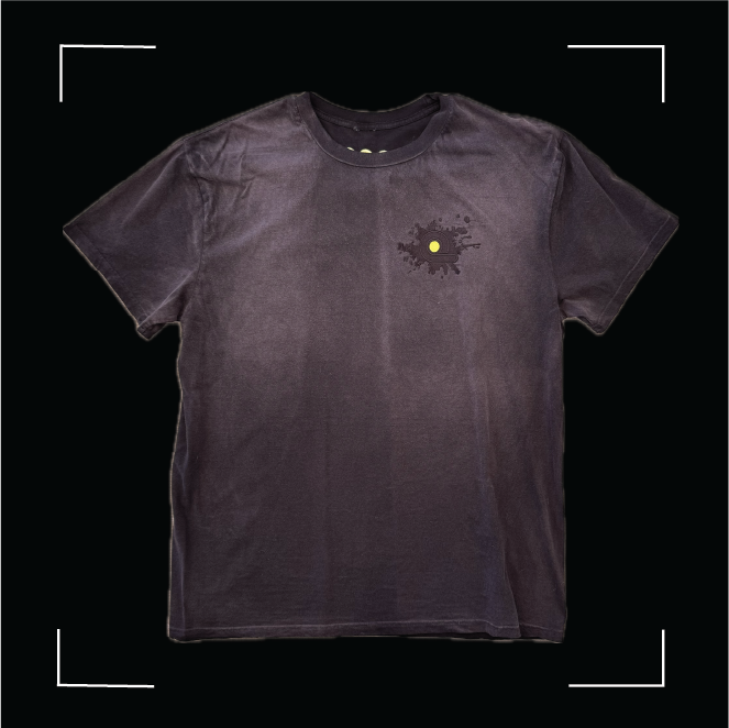 Overdose Embroidery Logo TEE : Black Smoke