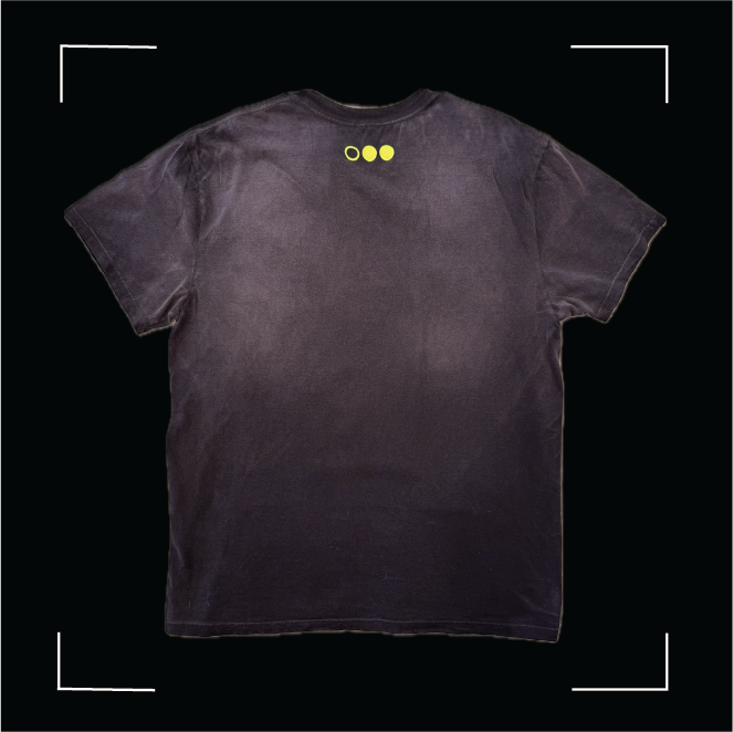 Overdose Embroidery Logo TEE : Black Smoke