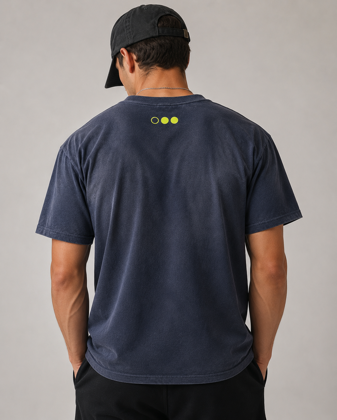 Overdose Embroidery Logo TEE : Black Smoke