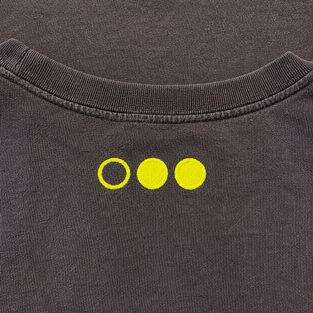 Overdose Embroidery Logo TEE : Black Smoke