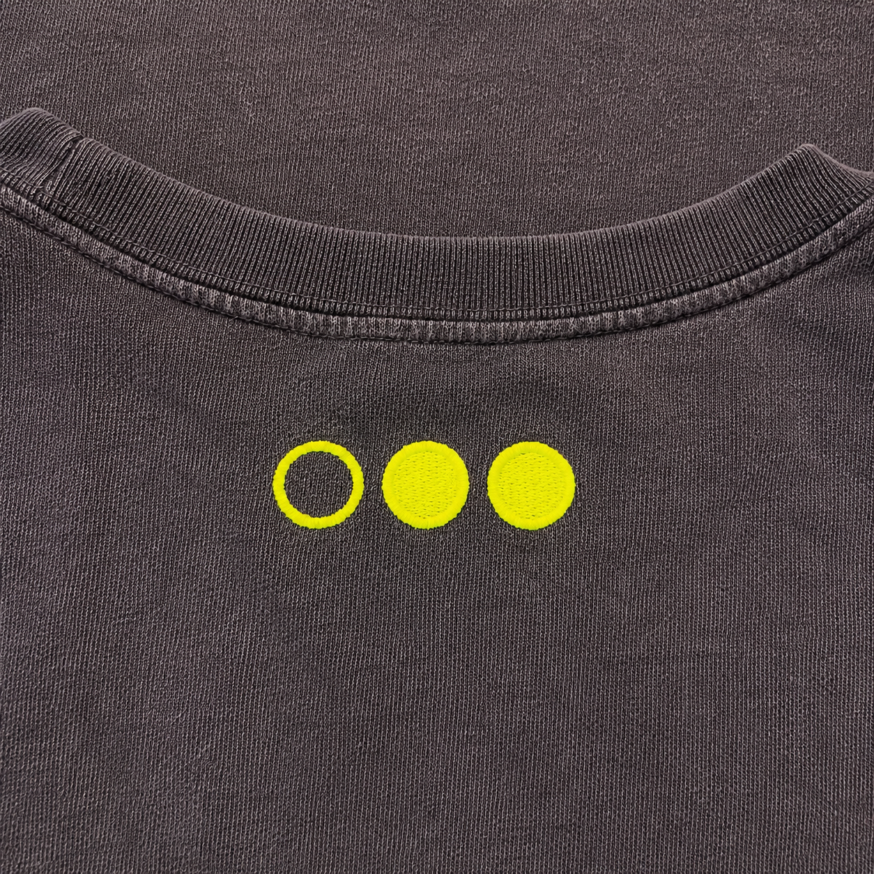 Overdose Embroidery Logo TEE : Black Smoke