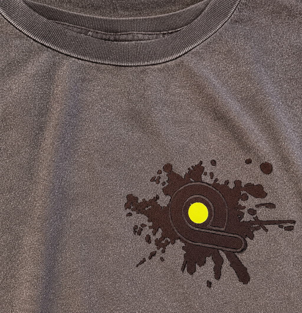 Overdose Embroidery Logo TEE : Black Smoke