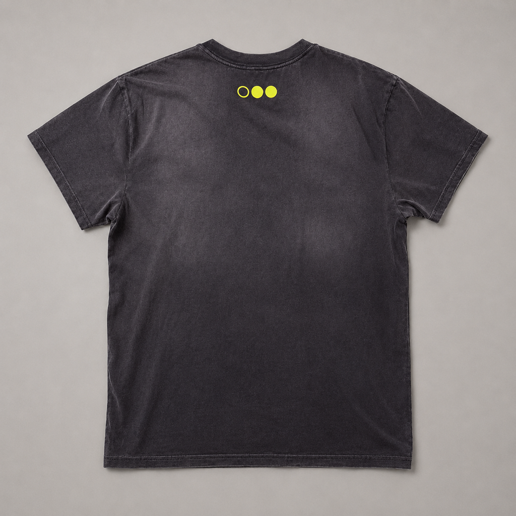 Overdose Embroidery Logo TEE : Black Smoke