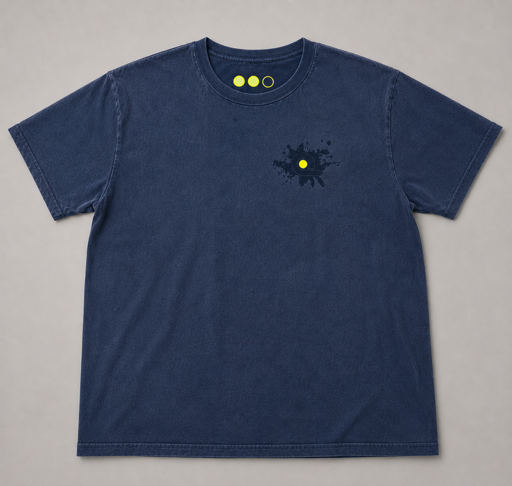 Overdose Embroidery Logo TEE : Black Smoke