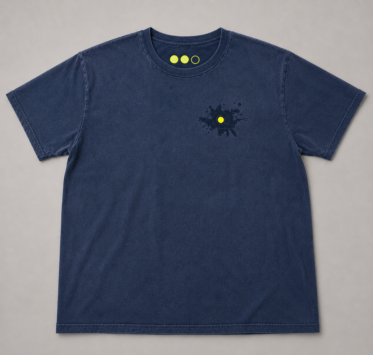 Overdose Embroidery Logo TEE : Black Smoke